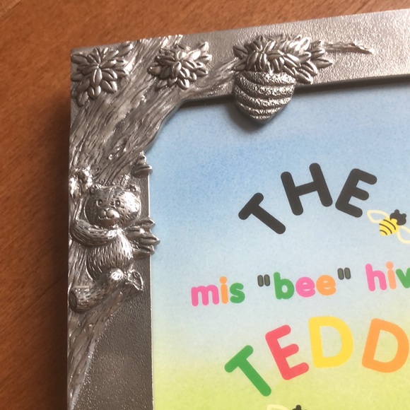 Royal Selangor pewter teddy bear photo frame - Picture 2 of 5